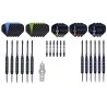 4 sets de fléchettes pointe acier 18/23g Longfield Darts