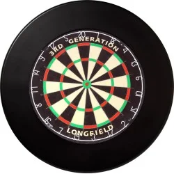 Tour de cible noir en mousse PU Longfield Darts