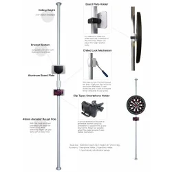 Support GranBoard Pole Stand