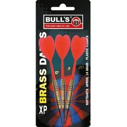 Fléchettes pointe plastique laiton 14g Bull's XP