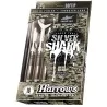 Fléchettes pointe plastique look tungstène 18g Harrows Silver Shark style B