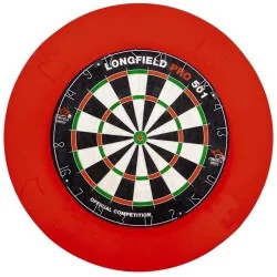 Tour de cible rouge 4 pièces en mousse EVA Longfield Darts