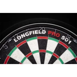 Tour de cible noir LED en mousse PU Longfield Darts