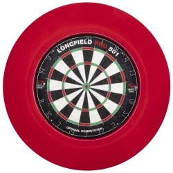 Tour de cible rouge LED en mousse PU Longfield Darts