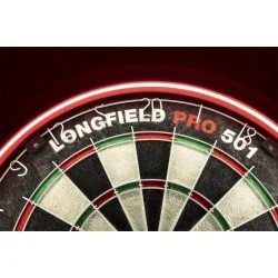 Tour de cible rouge LED en mousse PU Longfield Darts