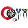 Cible Longfield Pro 501 + Surround rouge + 2 jeux de fléchettes