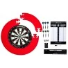 Set de tournoi Longfield Darts avec surround rouge 4 pièces