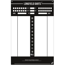 Set de tournoi Longfield Darts avec surround rouge 4 pièces