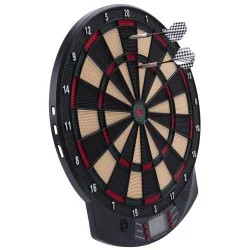 Cible électronique Longfield Darts avec 6 fléchettes pointe souple