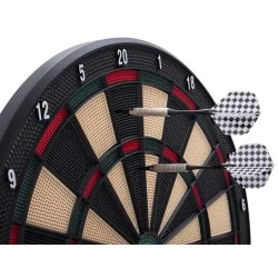 Cible électronique Longfield Darts avec 6 fléchettes pointe souple