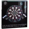 Cible électronique Longfield Darts avec 6 fléchettes pointe souple