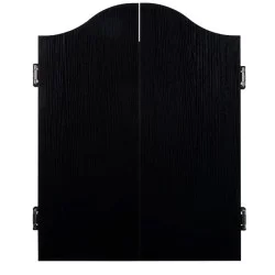 Armoire à fléchettes en bois noir avec cible Longfield Pro 501