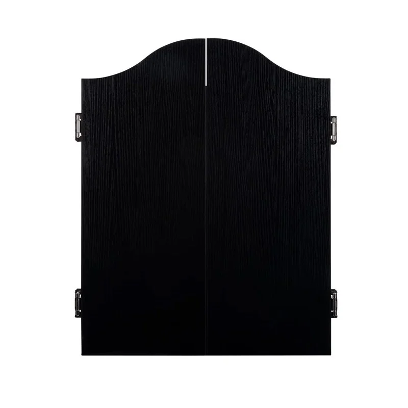 Armoire à fléchettes en bois noir avec cible Longfield Pro 501