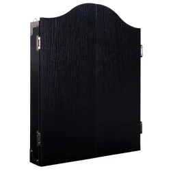 Armoire à fléchettes en bois noir avec cible Longfield Pro 501