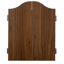 Armoire à fléchettes en bois marron avec cible Longfield Pro 501