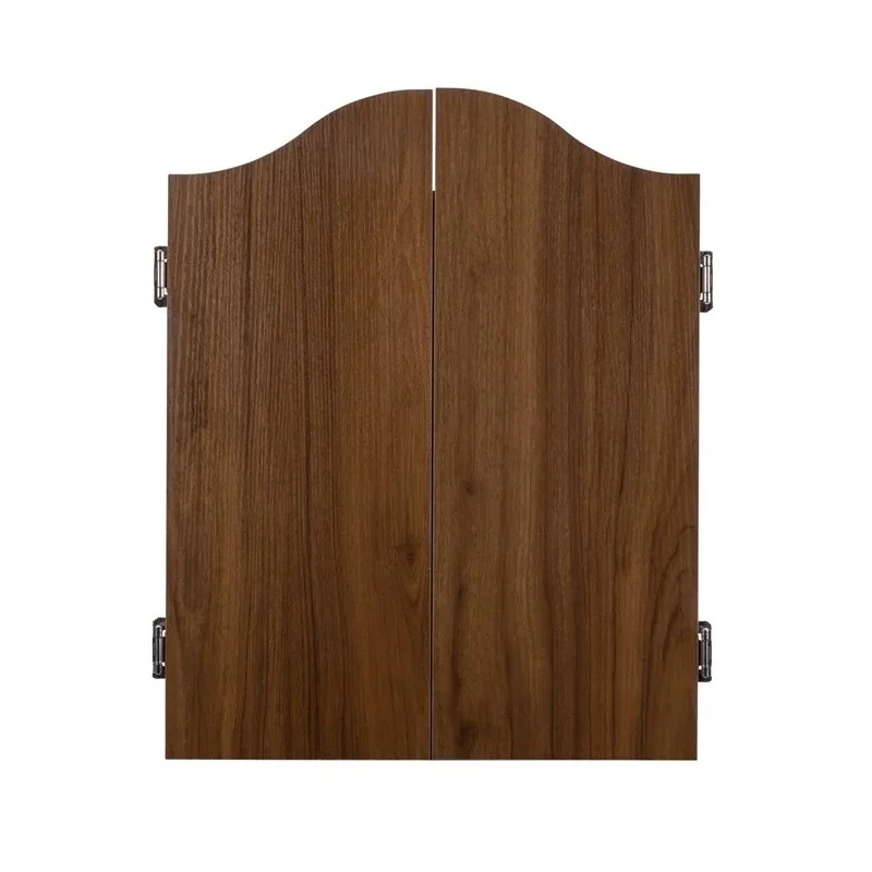 Armoire à fléchettes en bois marron avec cible Longfield Pro 501