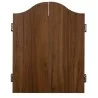 Armoire à fléchettes en bois marron avec cible Longfield Pro 501