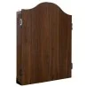 Armoire à fléchettes en bois marron avec cible Longfield Pro 501