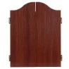 Armoire à fléchettes en bois marron/rouge avec cible Longfield Pro 501