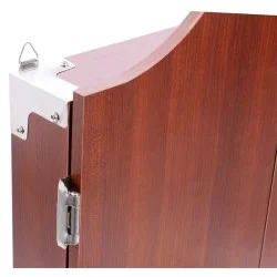 Armoire à fléchettes en bois marron/rouge avec cible Longfield Pro 501