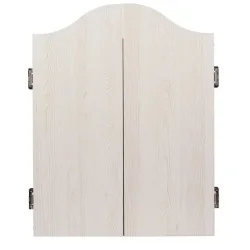 Armoire à fléchettes en bois chêne clair avec cible Longfield Pro 501