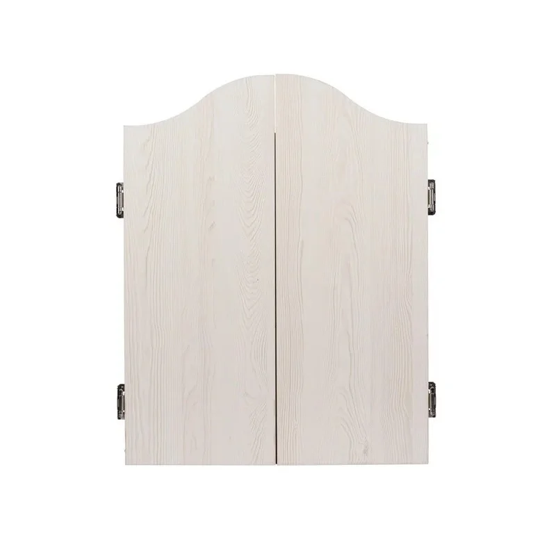 Armoire à fléchettes en bois chêne clair avec cible Longfield Pro 501