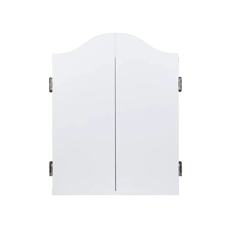 Armoire à fléchettes en bois blanc avec cible Longfield Pro 501