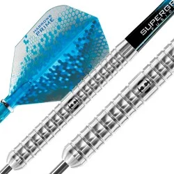 Fléchettes pointe acier 90% Tungstène 24g Harrows Pulse