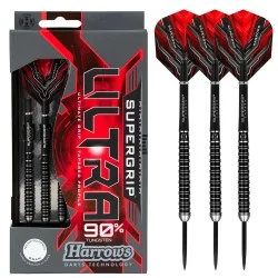 Fléchettes pointe acier 90% Tungstène 21g Harrows Supergrip Ultra