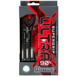 Fléchettes pointe acier 90% Tungstène 21g Harrows Supergrip Ultra