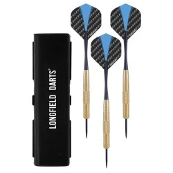 Fléchettes pointe acier laiton 22g Longfield Darts