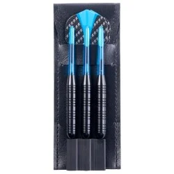 Fléchettes pointe acier enduit noir 23g Longfield Darts