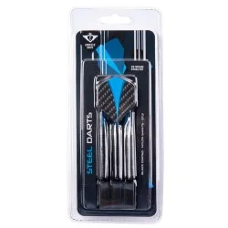 Fléchettes pointe acier enduit noir 23g Longfield Darts