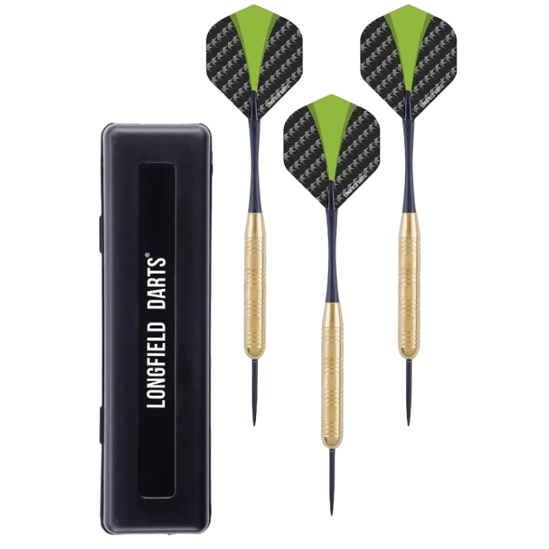 Fléchettes pointe acier laiton 21g Longfield Darts