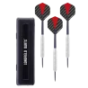 Fléchettes pointe acier laiton chromé 21g Longfield Darts