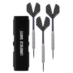 Fléchettes pointe acier aspect tungstène 23g Longfield Darts