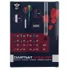 4 sets de fléchettes pointe acier laiton aspect tungstène 23g Longfield Darts