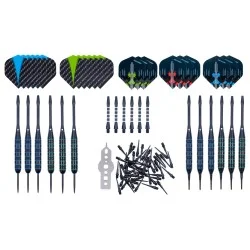 Ensemble fléchettes pointe acier & nylon 18/23g Longfield Darts